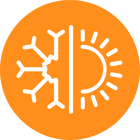 cold and heat icon